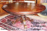 Ovale acajou grande table.JPG